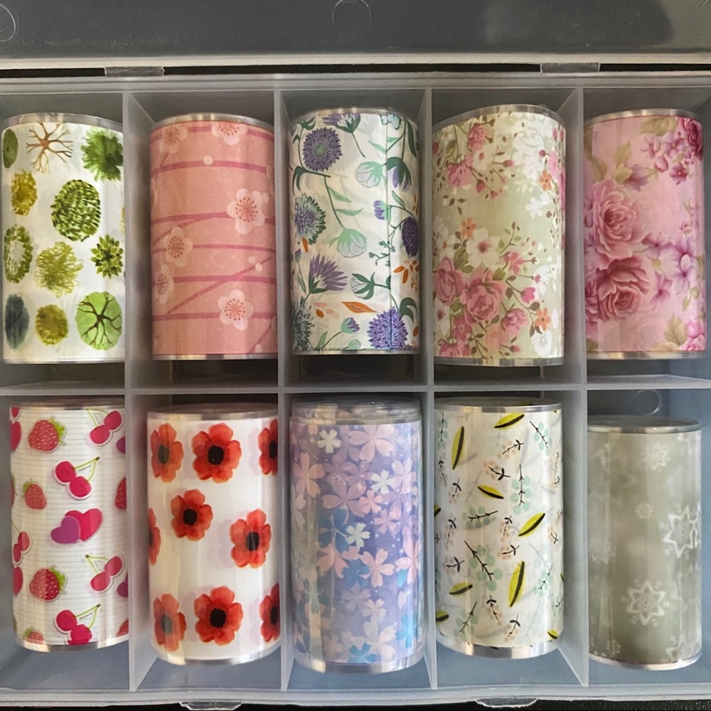Nail foil 🌺🍒